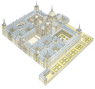Monastery of San Lorenzo El Real de El Escorial, Spain by Fernando Aznar Cenamor